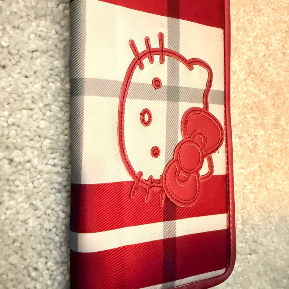 Hello Kitty Red and White Clutch